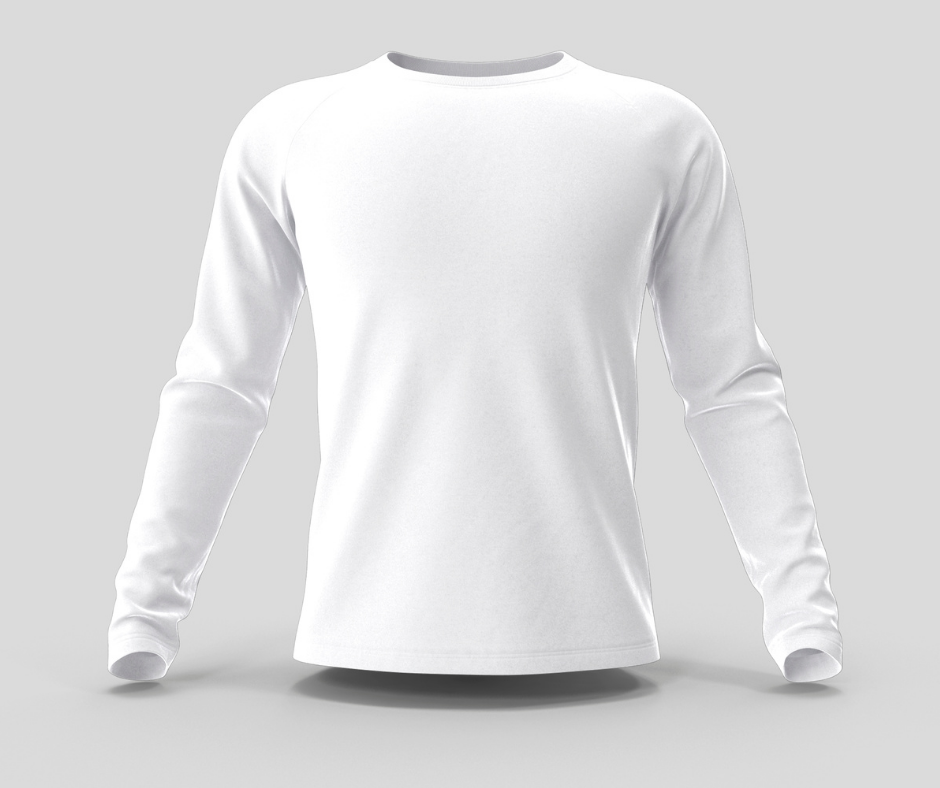 Custom DTF Printed Long Sleeve Shirt (Front and Back)