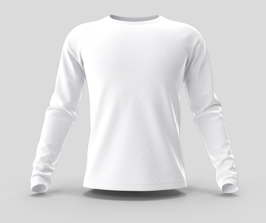 Custom DTF Printed Long Sleeve Shirt (Front Only)