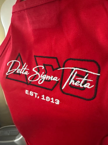 Delta Sigma Theta Mid-Length Apron