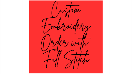 Custom Embroidery Long Sleeve with Full Stitch