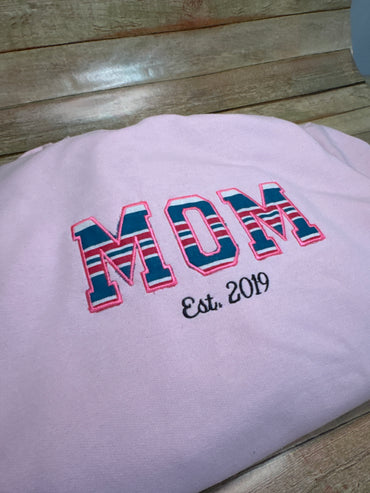 Custom Baby Blanket Mom Sweatshirt