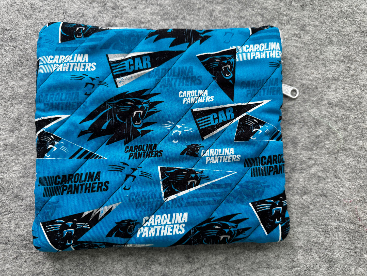 Quilted Pouch - Panthers