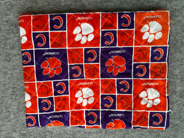 Quilted Pouch - Clemson