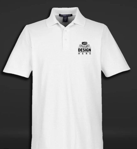 Custom Single Chest Embroidered Polo - Short Sleeve