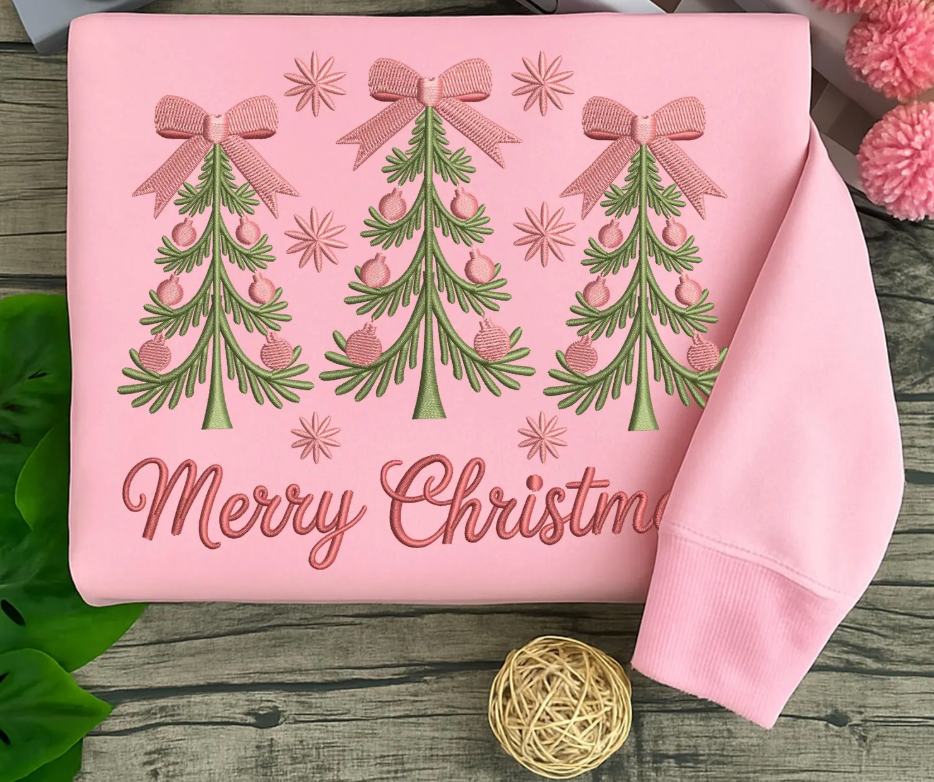 Full Stitch Embroidery - Christmas Trees