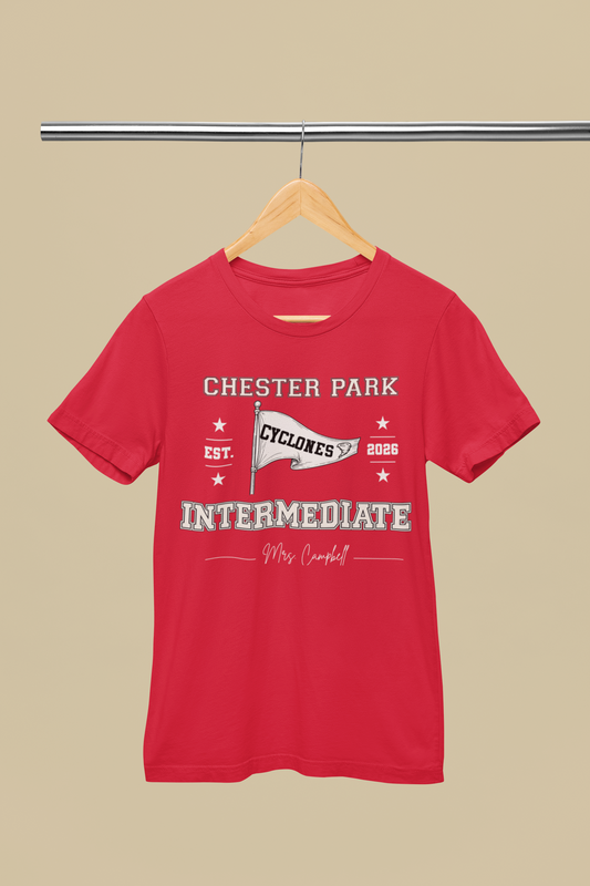 Chester Park Intermediate Pennant Customized