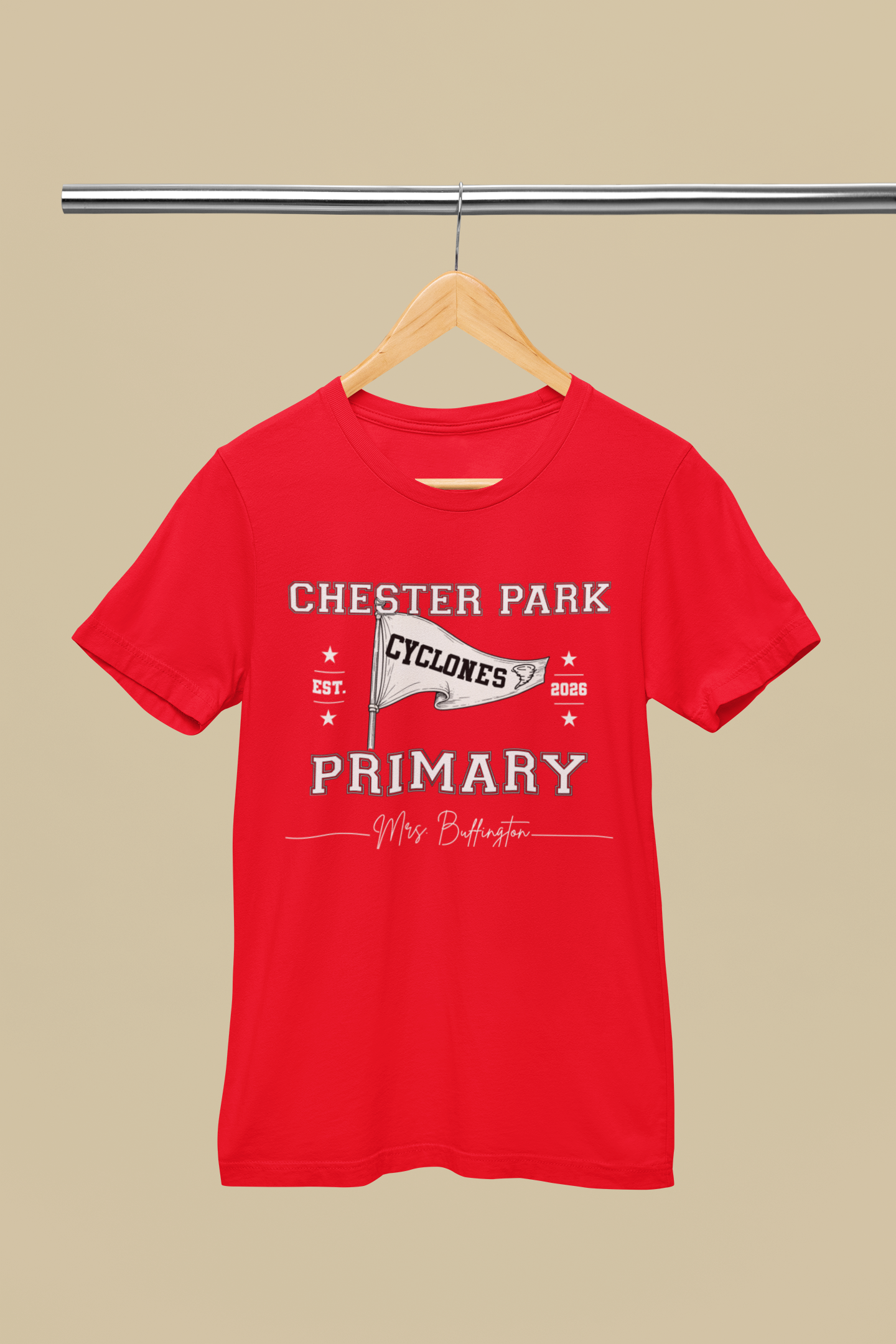 Chester Park Primary Pennant Customized
