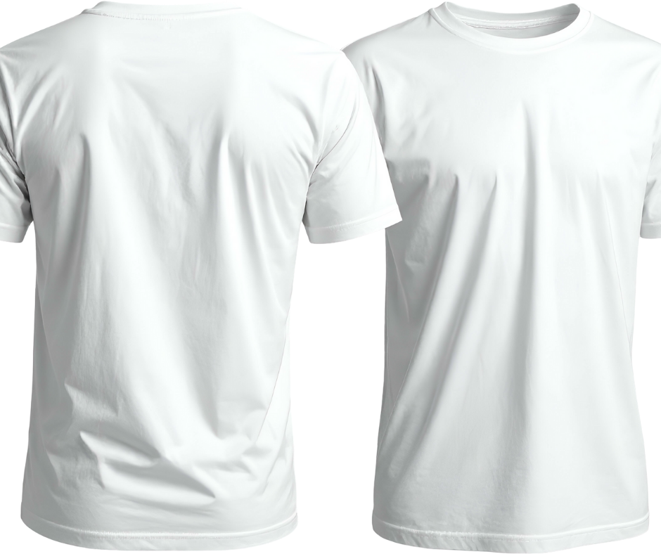 Custom DTF Print Short Sleeve T-Shirt (Front and Back)