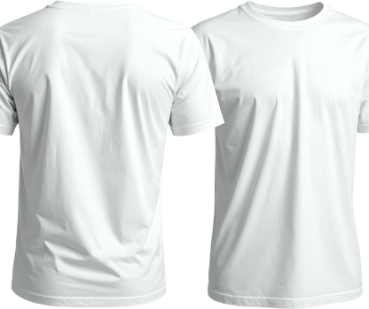 Custom DTF Print Short Sleeve T-Shirt (Front and Back)