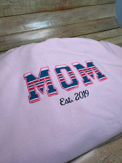 Custom Baby Blanket Mom Sweatshirt