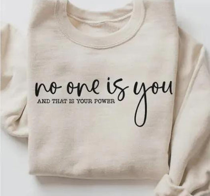 No one is you! - DTF Print