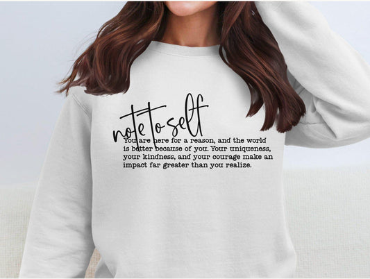 Note To Self - Positivity