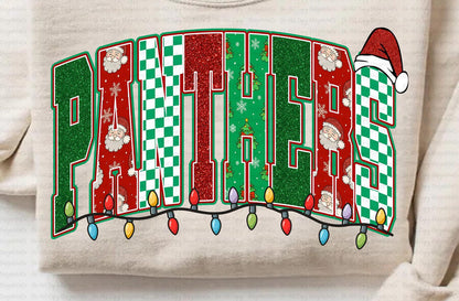 Team Mascot Holiday Block Letters