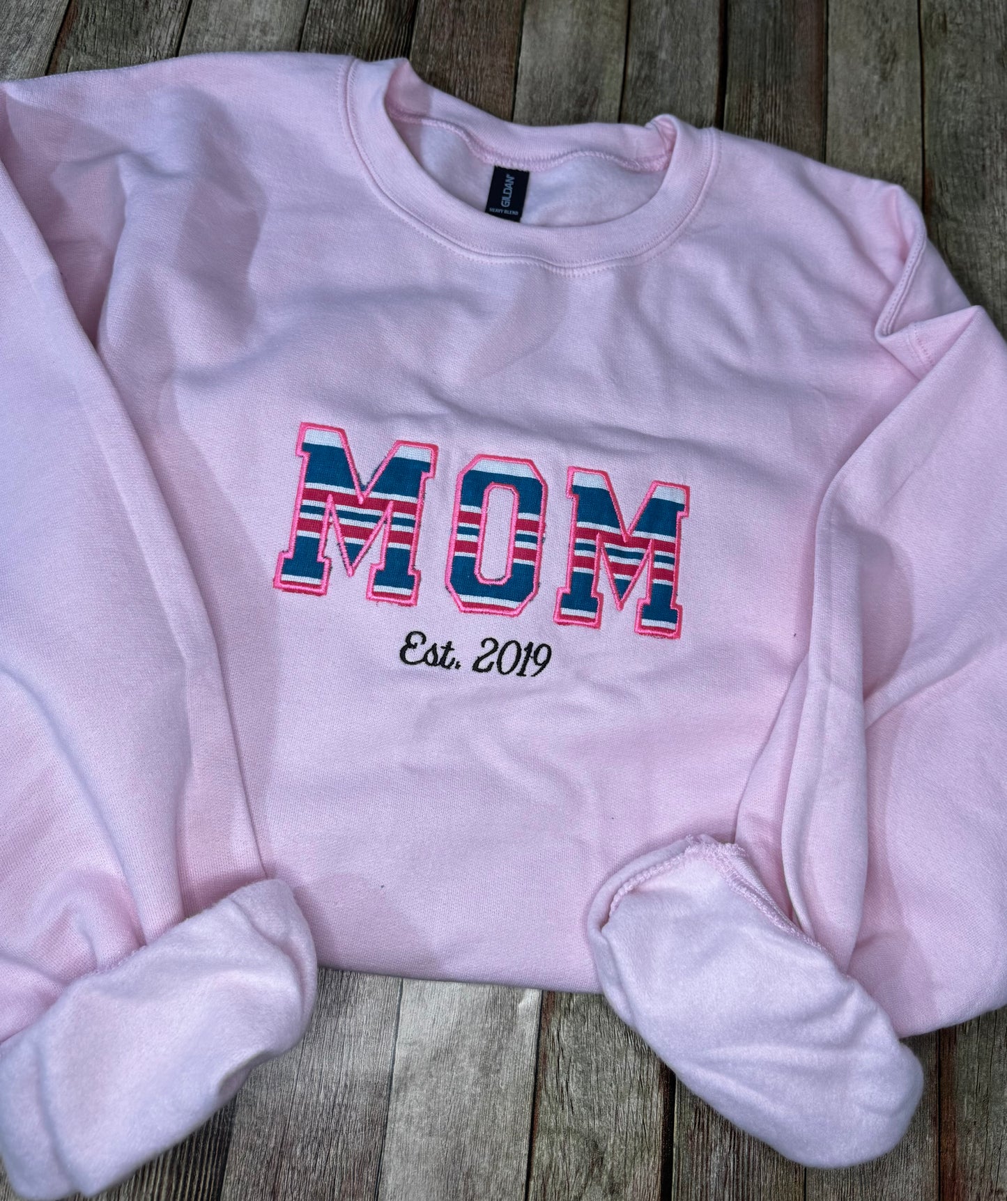Custom Baby Blanket Mom Sweatshirt