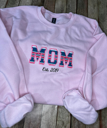 Custom Baby Blanket Mom Sweatshirt