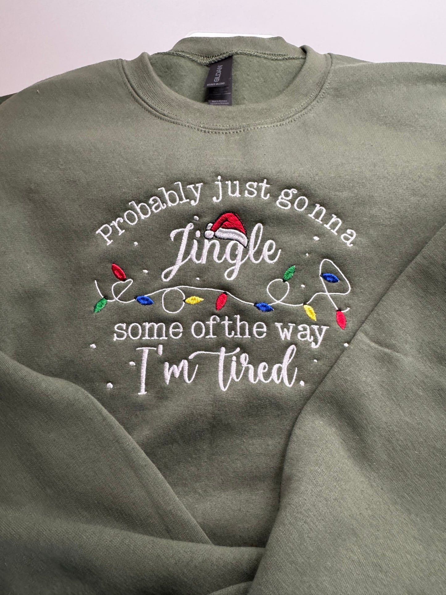 Jingle Some Of the Way - Embroidery