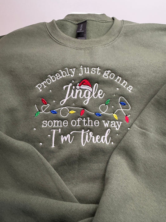 Jingle Some Of the Way - Embroidery