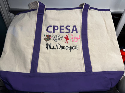 Customized School Tote Bag