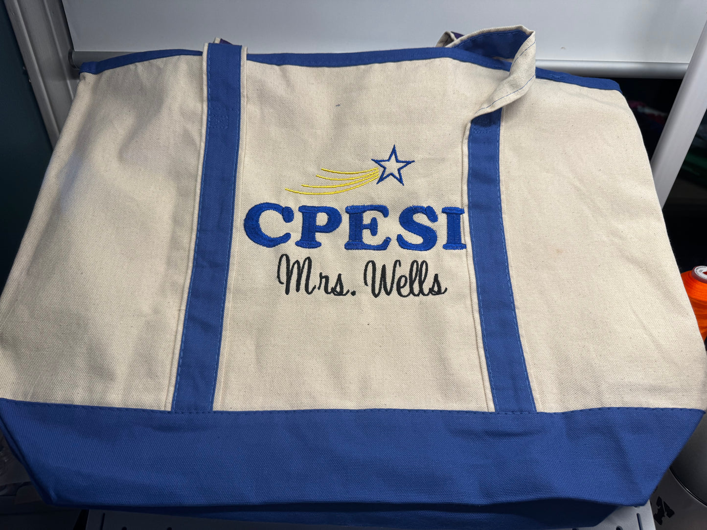 Customized School Tote Bag