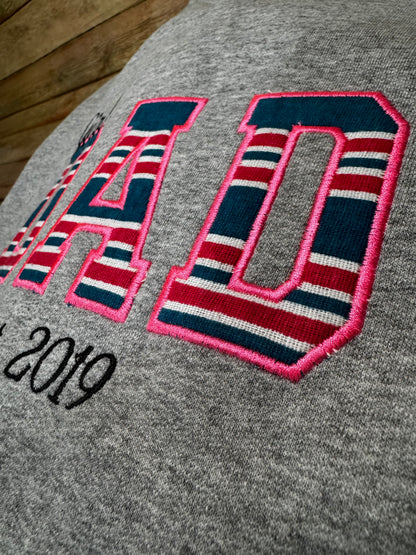 Custom Baby Blanket Dad Sweatshirt