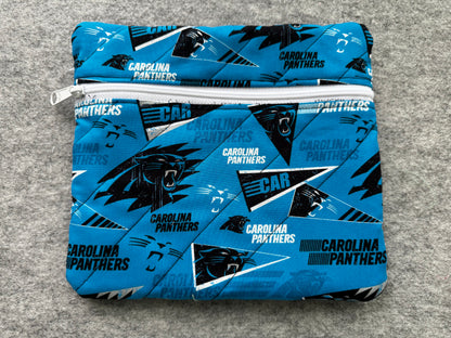 Quilted Pouch - Panthers