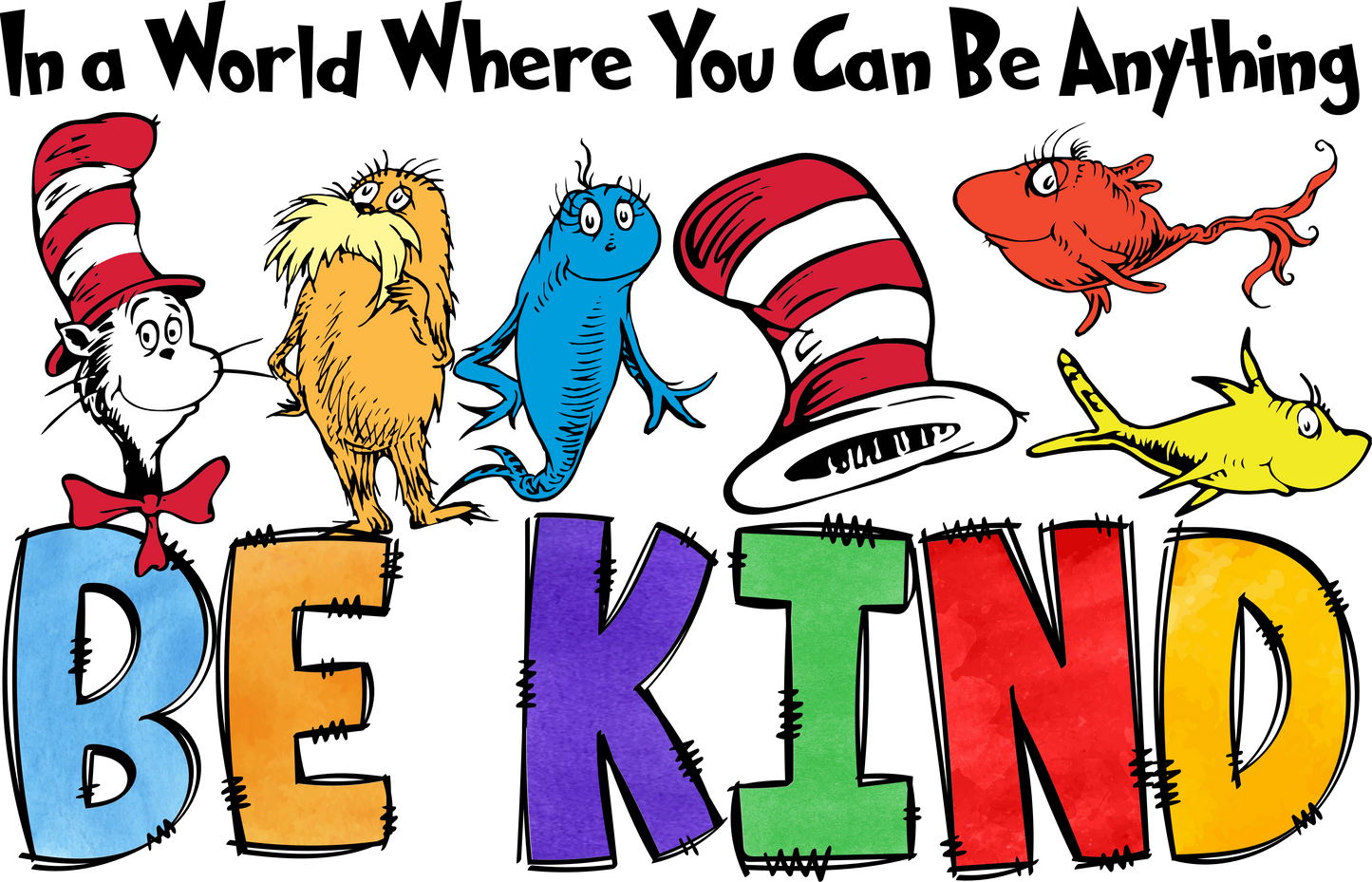 Read Across America Shirt - Be Kind