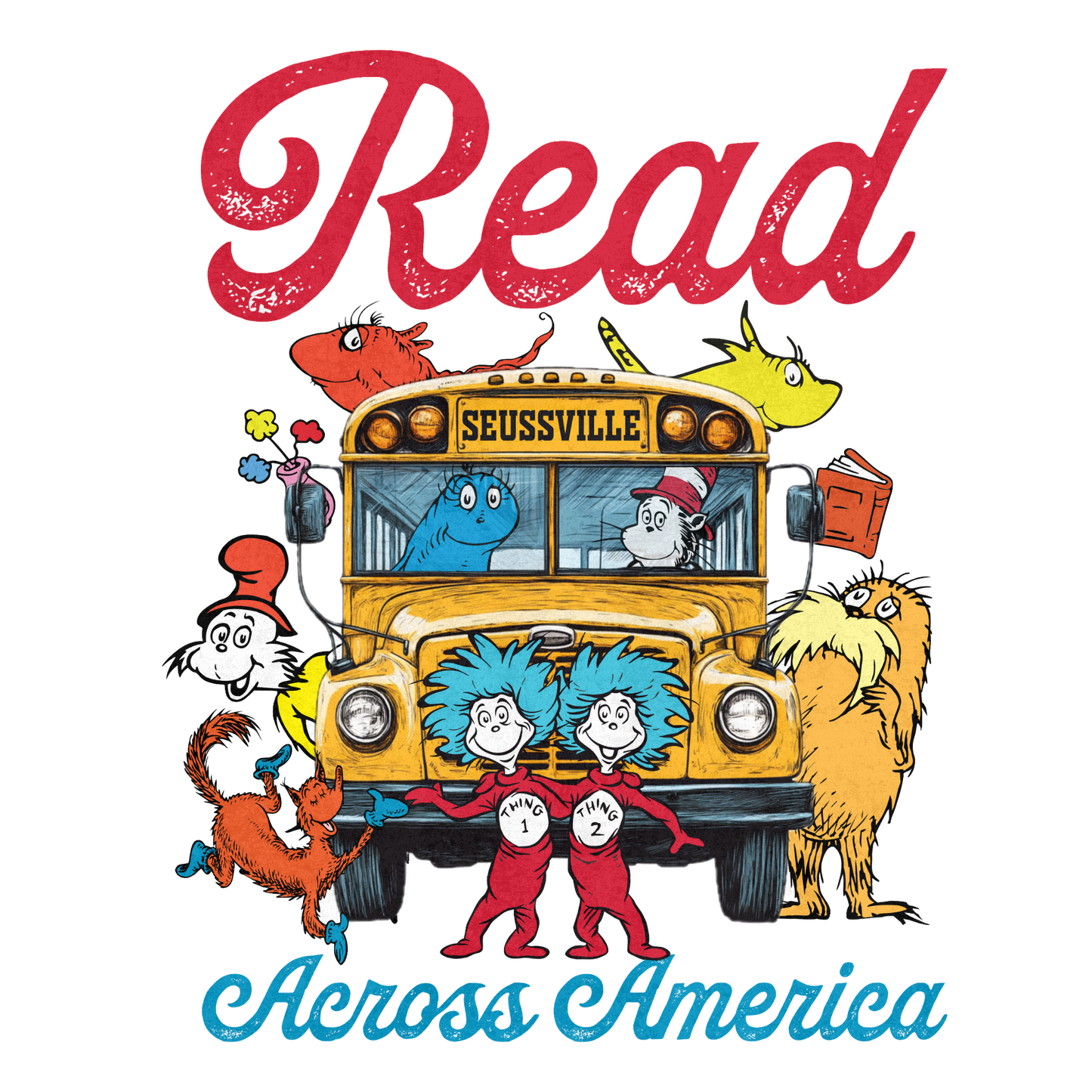 Read Across America Shirt - Bus