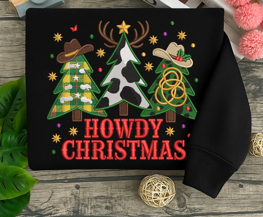 Full Stitch Embroidery - Howdy Christmas