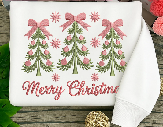 Full Stitch Embroidery - Christmas Trees