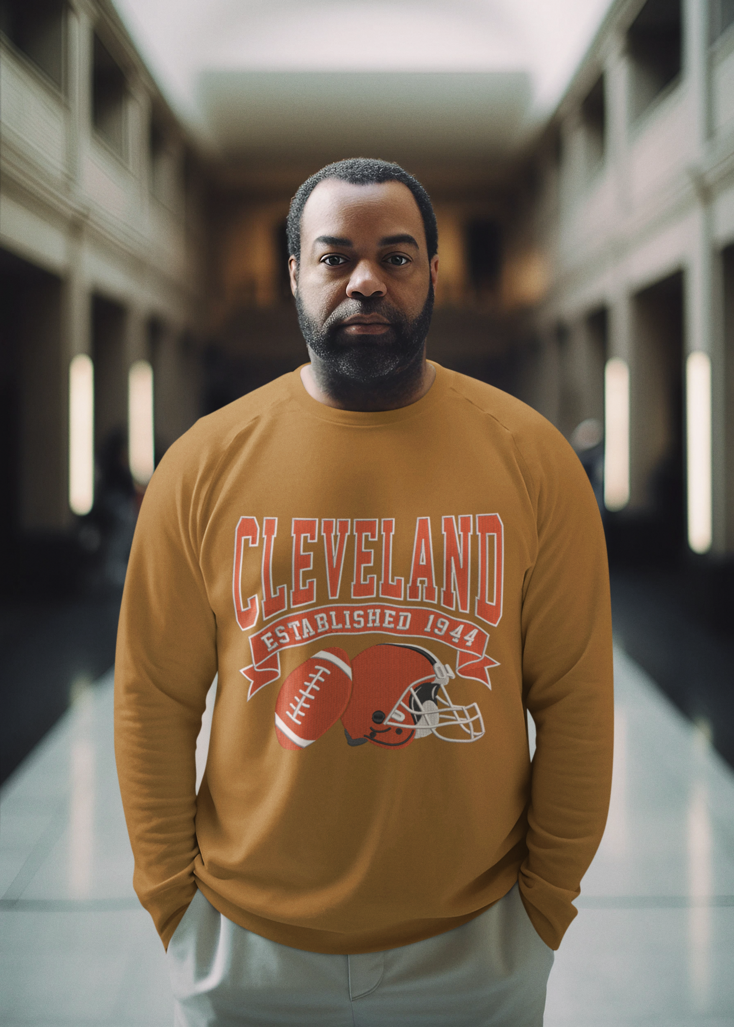 Professional Football Embroidery - Cleveland
