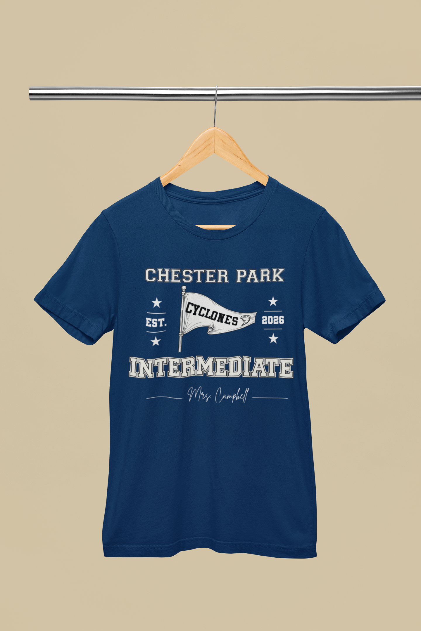 Chester Park Intermediate Pennant Customized