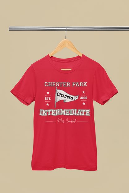 Chester Park Intermediate Pennant Customized