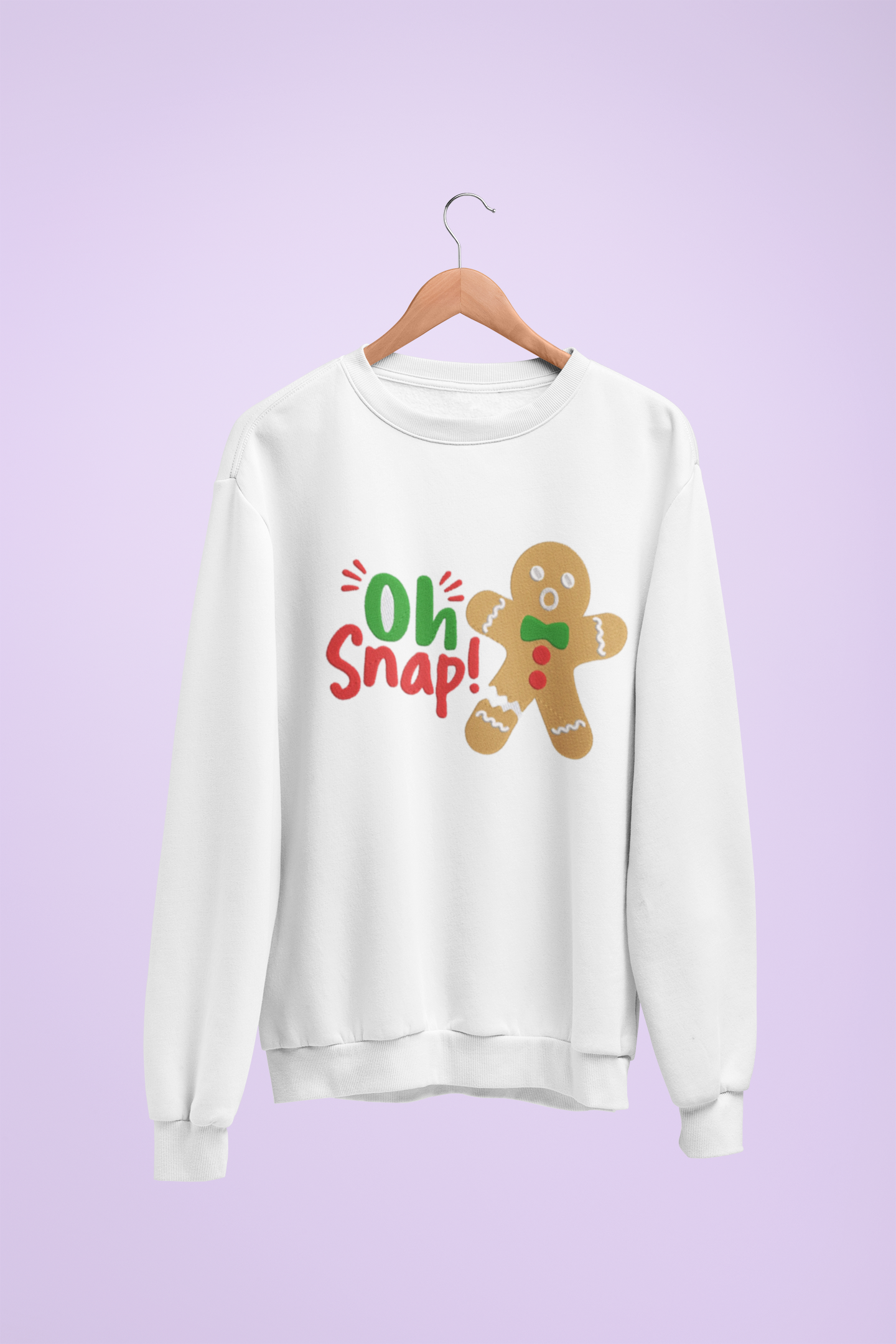 Full Stitch Embroidery - Oh Snap Gingerbread Man