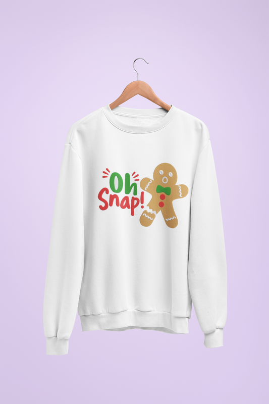 Full Stitch Embroidery - Oh Snap Gingerbread Man