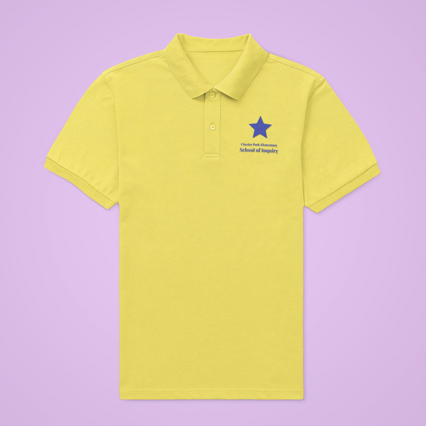 Adult Polo Embroidery - Right Corner Star